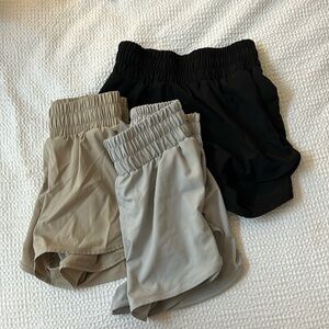 set of 3 athletic shorts